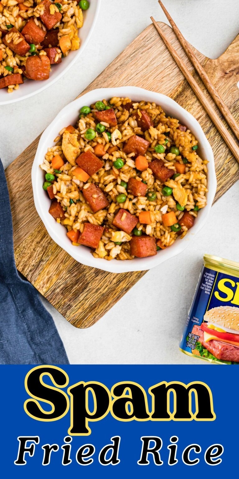 Spam Fried Rice - Celebrating Simply