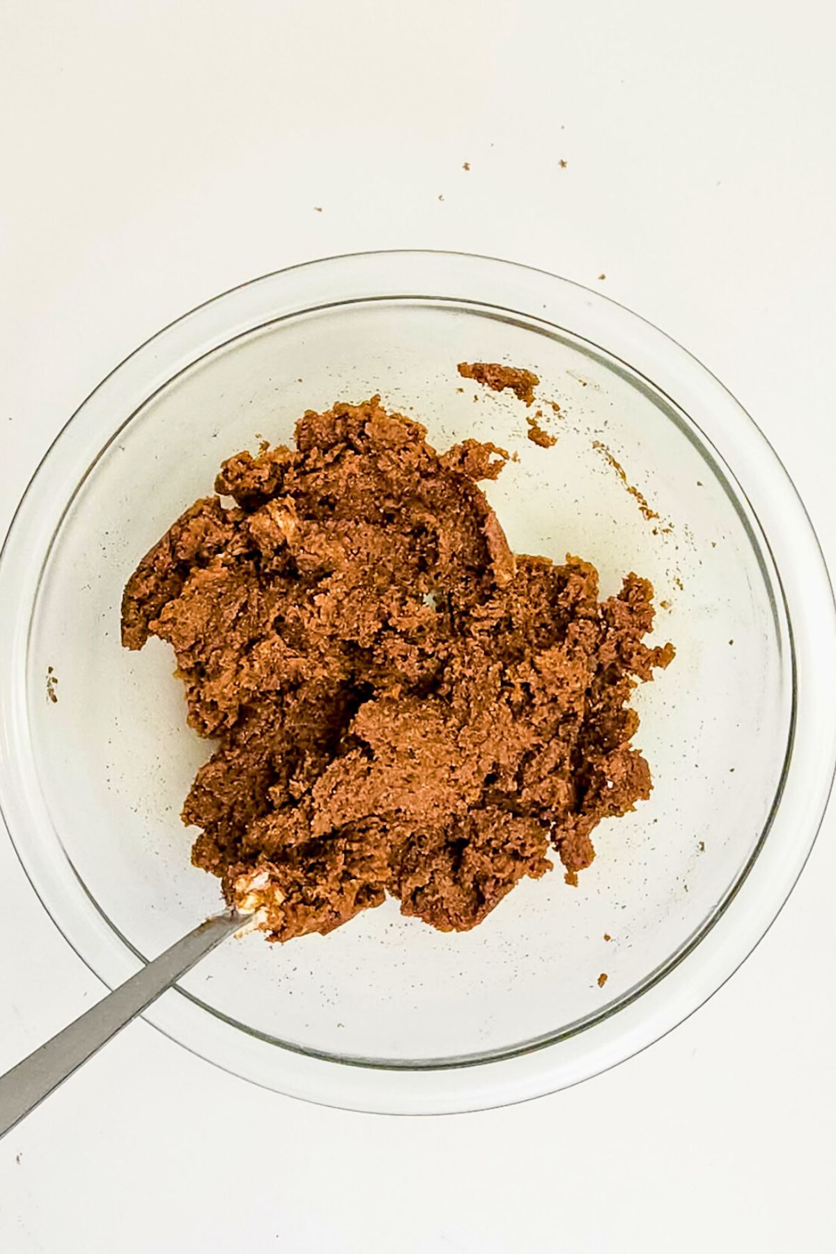 Cinnamon and other ingredients mixed together to make a paste to fill the cinnamon rolls.